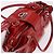Borsa Salvatore Ferragamo Gancini in vernice Rossa Argento Auth BA15486 Rosso - vista 9