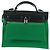 Hermès Borsa HERMES Air Zip PM Canvas 2way Verde Argento Auth 199157SM - vista 2