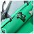 Hermès Borsa HERMES Air Zip PM Canvas 2way Verde Argento Auth 199157SM - vista 29