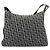 Borsa a tracolla Christian Dior Trotter Canvas Nero Argento Auth 199429 - vista 13