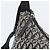 Borsa a tracolla Christian Dior Trotter Canvas Nero Argento Auth 199429 - vista 17