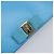 Salvatore Ferragamo Vala Chain Shoulder Wallet Leather Blue Gold Auth hk4008A D'oro - vista 17