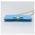 Salvatore Ferragamo Vala Chain Shoulder Wallet Leather Blue Gold Auth hk4008A D'oro - vista 5