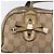 Borsa a Mano GUCCI GG Canvas Pelle Beige Oro 161720 Auth ki6809V D'oro - vista 17