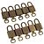 LOUIS VUITTON Set di 10 Lucchetti Lucchetto metallo Oro LV Auth 202429 D'oro