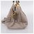 Borsa a mano Miu Miu in pelle 2way Grigio Tono Oro Auth 167574V Marrone - vista 4