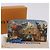 LOUIS VUITTON Rubens Tiger Hunting Zippy Wallet Light Blue M64603 Auth 200400M Blu chiaro - vista 12