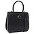 Salvatore Ferragamo Gancini Handtasche Leder 2way Schwarz Gold Auth 200051A Golden