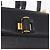 Salvatore Ferragamo Gancini Handtasche Leder 2way Schwarz Gold Auth 200051A Golden - Ansicht 18