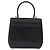 Salvatore Ferragamo Gancini Handtasche Leder 2way Schwarz Gold Auth 200051A Golden - Ansicht 2