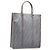 FENDI Zucca Tote Bag PVC Leder Grau Silber 7VA243 Auth 199379V Braun