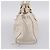 Borsa Miu Miu Vitellolux 2way White Gold Auth 201997A Bianco D'oro - vista 3