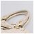 Borsa Miu Miu Vitellolux 2way White Gold Auth 201997A Bianco D'oro - vista 8