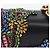 Borsa a tracolla VERSACE Medusa Chain in pelle nera e oro Auth 200090M Nero D'oro - vista 2