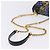 Borsa a tracolla VERSACE Medusa Chain in pelle nera e oro Auth 200090M Nero D'oro - vista 8