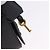 Borsa a tracolla VERSACE Medusa Chain in pelle nera e oro Auth 200090M Nero D'oro - vista 9