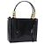 Borsa Christian Dior Maris Pearl Patent 2way Black Gold Tone Auth ep15753A