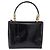 Borsa Christian Dior Maris Pearl Patent 2way Black Gold Tone Auth ep15753A - vista 13