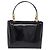 Borsa Christian Dior Maris Pearl Patent 2way Black Gold Tone Auth ep15753A - vista 2