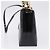 Borsa Christian Dior Maris Pearl Patent 2way Black Gold Tone Auth ep15753A - vista 3
