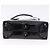 Borsa Christian Dior Maris Pearl Patent 2way Black Gold Tone Auth ep15753A - vista 5