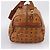 Borsa MCM Vicetos Boston PVC Pelle 2way Marrone Tono Oro Auth 200204 - vista 5