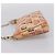 FENDI Zucchino Canvas Accessory Pouch PVC Multicolor Gold Auth 199476V Multiple colors Golden - view 3