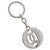 Portachiavi CARTIER Must Line Double C Decor Argento Auth BA15473A