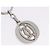 Portachiavi CARTIER Must Line Double C Decor Argento Auth BA15473A - vista 4