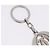 Portachiavi CARTIER Must Line Double C Decor Argento Auth BA15473A - vista 5