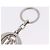 Portachiavi CARTIER Must Line Double C Decor Argento Auth BA15473A - vista 7