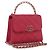 CHANEL Matelasse Top Handle Chain Caviar Skin 2way Red Gold CC Auth 200091SAM Rot Golden