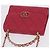 CHANEL Matelasse Top Handle Chain Caviar Skin 2way Red Gold CC Auth 200091SAM Rot Golden - Ansicht 6