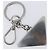 PRADA Triangle Schlüsselanhänger Metall Silver Auth 201017A Silber - Ansicht 10