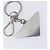 PRADA Triangle Schlüsselanhänger Metall Silver Auth 201017A Silber - Ansicht 11