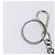 PRADA Triangle Schlüsselanhänger Metall Silver Auth 201017A Silber - Ansicht 3