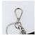 PRADA Triangle Schlüsselanhänger Metall Silver Auth 201017A Silber - Ansicht 4
