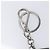 PRADA Triangle Schlüsselanhänger Metall Silver Auth 201017A Silber - Ansicht 8