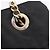 Sac à épaule à chaîne PRADA Nylon Noir Doré Auth 202186A - vue 10