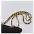 Sac à épaule à chaîne PRADA Nylon Noir Doré Auth 202186A - vue 8