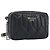 Borsa a tracolla con catena Jimmy Choo in pelle nera e oro Auth 200006A Nero D'oro