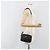 Borsa a tracolla con catena Jimmy Choo in pelle nera e oro Auth 200006A Nero D'oro - vista 24