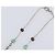 Dolce & Gabbana Collana Rosario DOLCE&GABBANA Metallo Argento Verde Auth BA15444V - vista 16