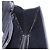 Borsa a tracolla VALENTINO in pelle nera e oro autentica bs37002 - vista 17