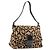 Bolso FENDI Mamma Baguette estampado de leopardo en piel Harako marrón Auth yk20791SAM Castaño Plata