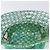 Cappello Bucket Reversibile GUCCI GG in Cotone Verde Blu Auth 199532V - vista 9