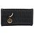 Carteira Longa FENDI Zucchino Canvas Preta Dourada Auth bs36814 Preto Dourado - vista 13