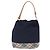 Borsa a mano BURBERRY Nylon Navy Silver Auth hk4051A Argento Blu navy - vista 2