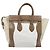 Céline CELINE Luggage Mini Shopper Hand Bag Leather Brown Gold Tone Auth 199523A Marrone - vista 2