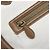 Céline CELINE Luggage Mini Shopper Hand Bag Leather Brown Gold Tone Auth 199523A Marrone - vista 20